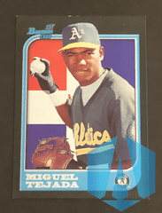 1997 Bowman International #411 Miguel Tejada ATHLETICS Rookie